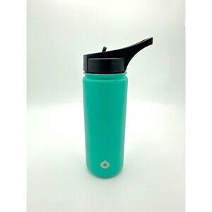 GoBottle Sipper Stainless Steel Teal Water Bottle 18 oz